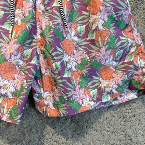 Boardies Apparel Shorts Swim Shorts Trunks M Pink Palm Print Tropical Quick Dry - Picture 3 of 11